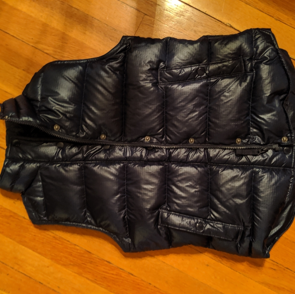 J Crew Navy puffer vest